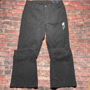 American Eagle Classic Boot Pants Women’s 12 Long Black Flap Pocket NWT Flare